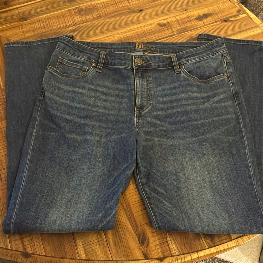 Kut From The Kloth Women’s Straight Leg Jeans -  Sz 14
